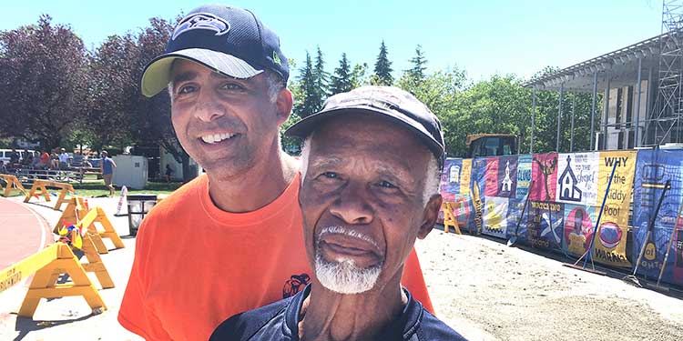 Father and son cross paths as track coaches