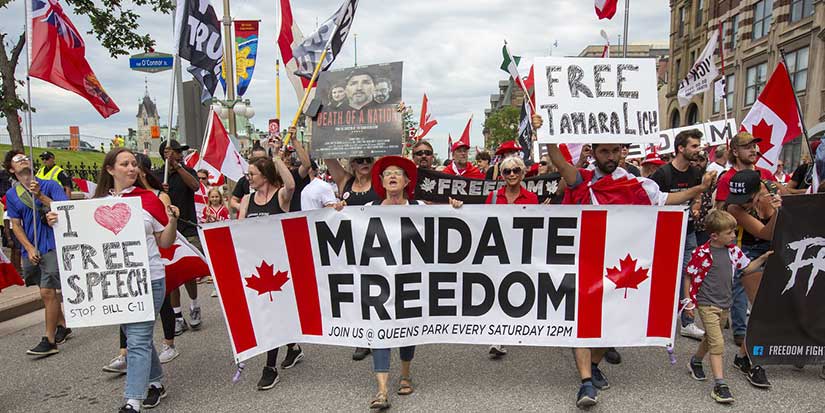 Canada Day protests lacked convoy's 'perfect storm of amplification,' expert says