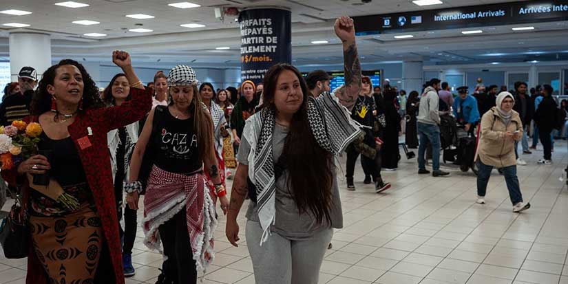 Canadian flotilla activists released from Israeli detention share their experiences