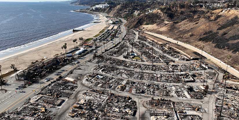 Authorities charge man with sparking deadly January wildfire that leveled LA neighborhoods