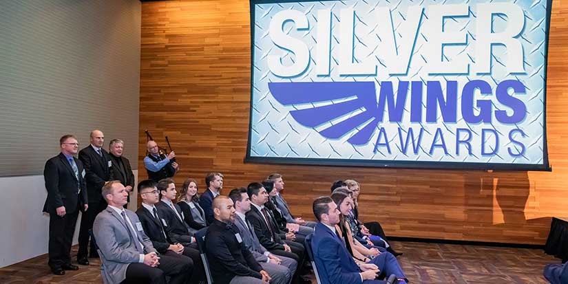Flying high at the Silver Wings Awards