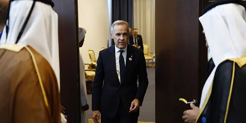 Carney attends Gaza peace deal signing in Egypt, praises release of hostages