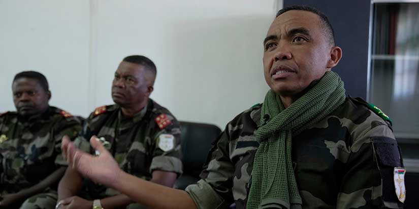 Leader of Madagascar's military coup tells AP he is 'taking the position of president'
