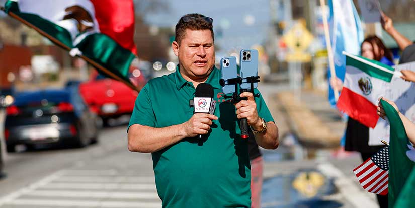 Spanish-language journalist arrested while covering protest near Atlanta deported to El Salvador
