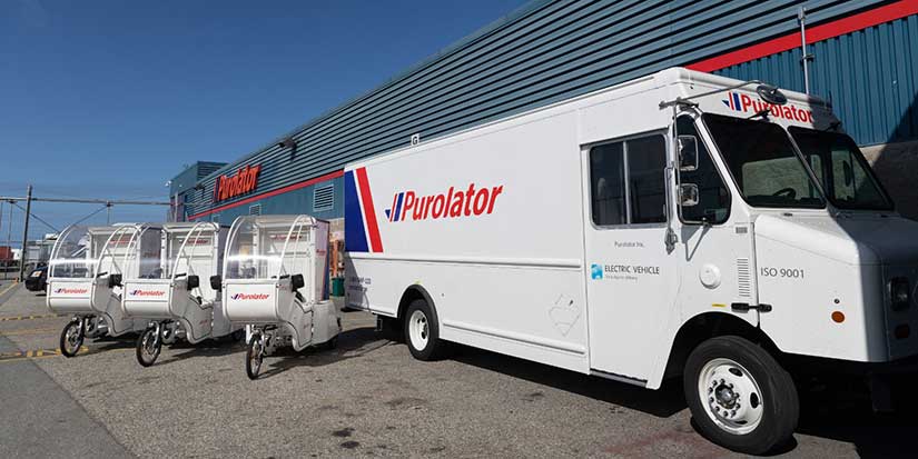 Purolator announces all-electric delivery vehicles