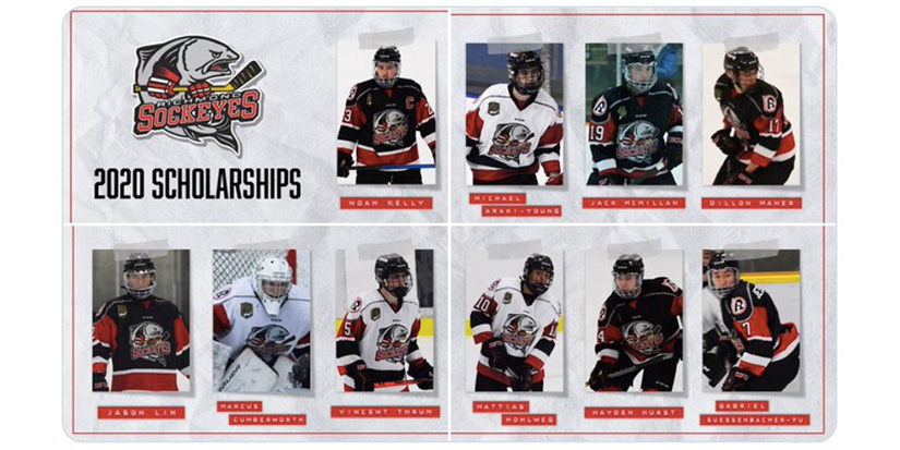 Sockeyes hand out scholarships