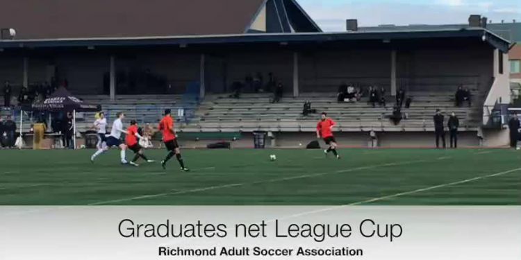 Graduates net League Cup. Richmond Graduates celebrated Soccer Sunday by winning the Don Taylor League Cup title.