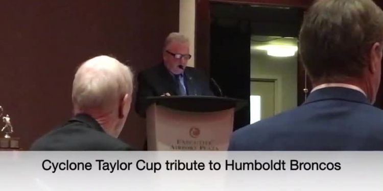 Cyclone Taylor Cup pays tribute to Humboldt Broncos