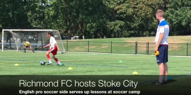 Stoke City Summer Soccer Camp. Richmond FC, in partnership with Stoke City FC, held a five-day pre-season camp for boys and girls to kick off the 2018-19 season.