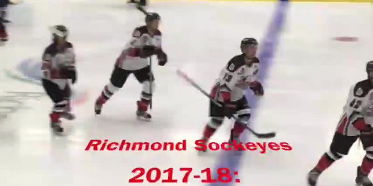 HOCKEY’S BACK. Richmond Sockeyes begin their 2018-19 Pacific Junior Hockey League season, and defence of their provincial Cyclone Taylor Cup championship,  Thursday (Sept. 6) by playing host to the Delta Ice Hawks. Game time is 7 p.m. at Minoru Arenas. 