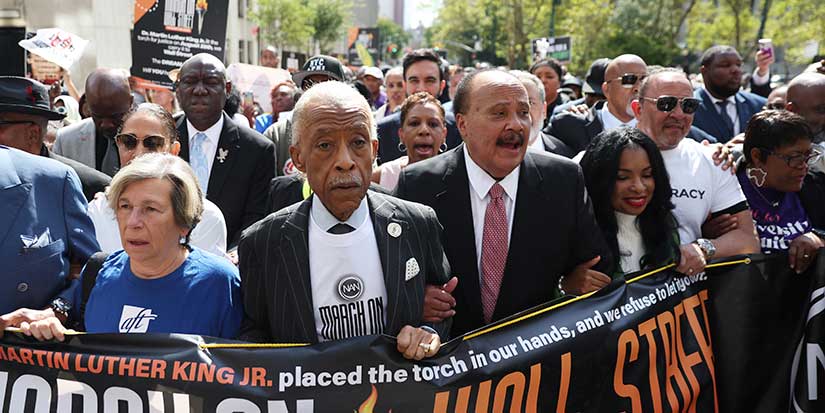 Al Sharpton leads pro-DEI 'March on Wall Street' on anniversary of the 1963 March on Washington