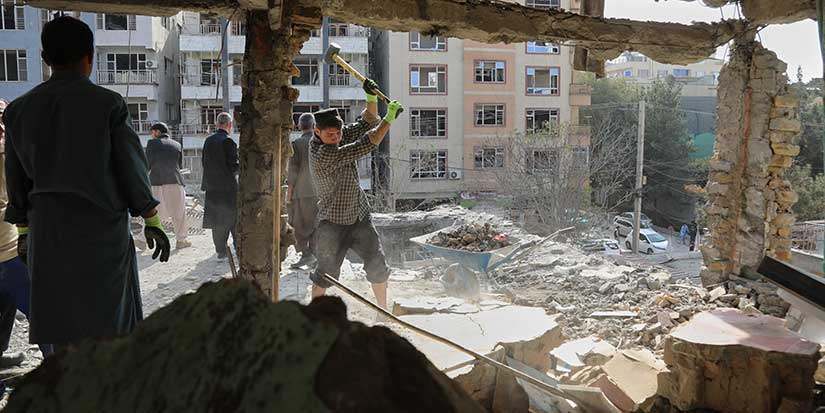 Afghanistan’s Taliban government blames Pakistan for twin drone strikes on Kabul
