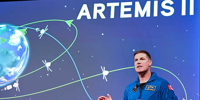 Astronaut Jeremy Hansen fields kids' queries, 100 days from Artemis II launch opening