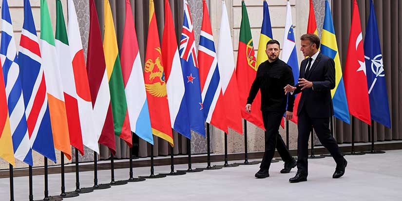 Macron says 26 countries pledge troops as a reassurance force for Ukraine after fighting ends