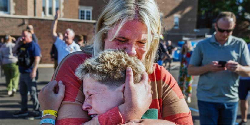 A shooting at a Minneapolis Catholic school kills 2 children, injures 17 people