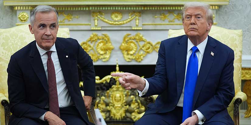 Trump says Carney will 'walk away very happy' from White House meeting on trade