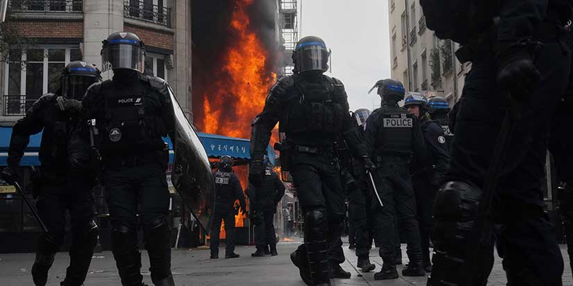 ‘Block Everything’ protests turn new French PM’s first day into chaos