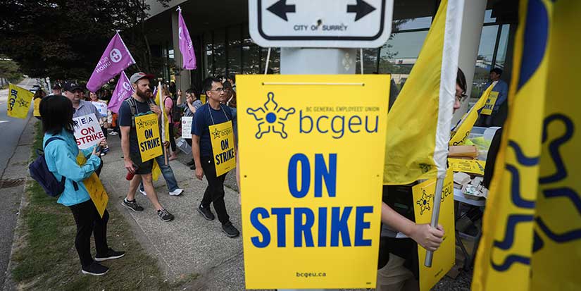 'As long as it takes': Union escalates B.C. public service strike