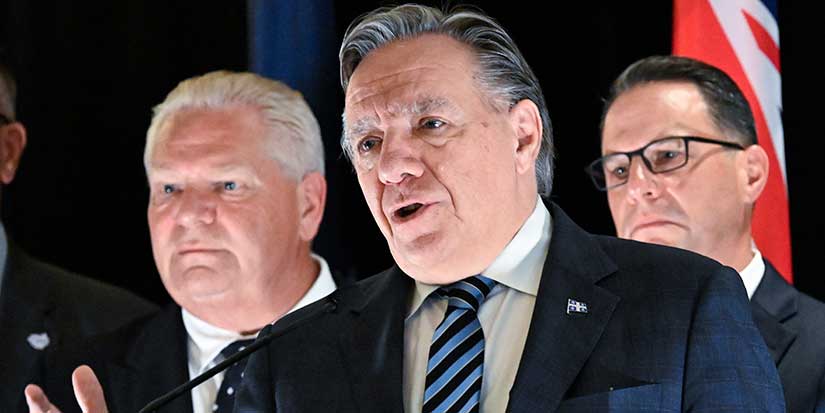 Economic uncertainty takes centre stage at summit of Great Lakes premiers, governors
