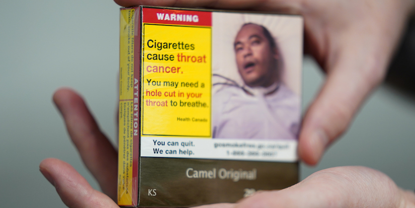 New graphic images are rolling out on cigarette packs in Canada. Could more be done?