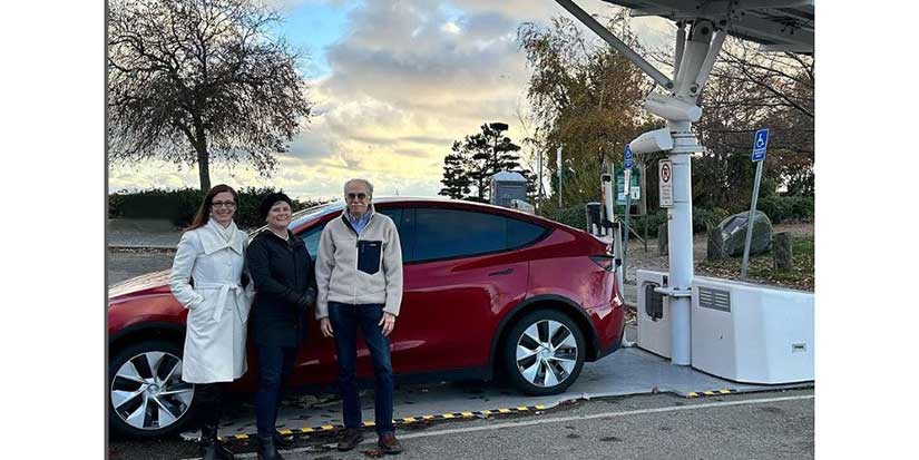 Using an EV to power a house