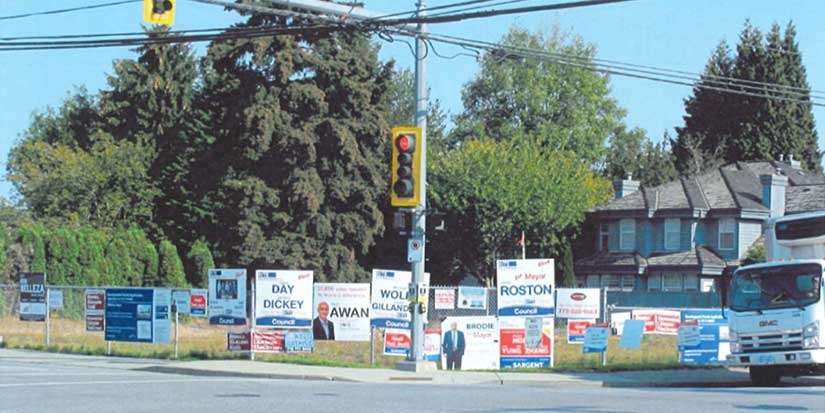 Councillors consider updates to election sign bylaw