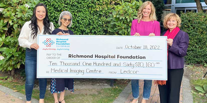 Ledcor employees raise $10,000 for Richmond Hospital