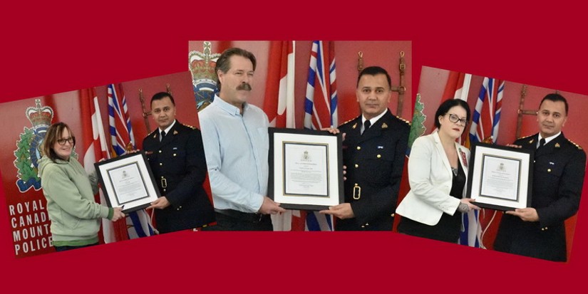Richmond RCMP recognizes civilians with awards