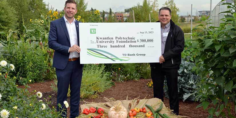 TD Bank Group investment in KPU Farm to open doors to community