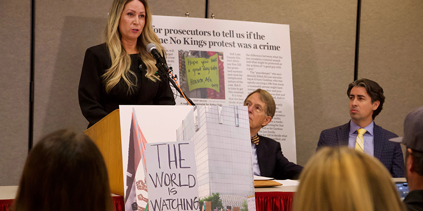 Months after a man was killed at a 'No Kings' march in Utah, his wife still seeks answers