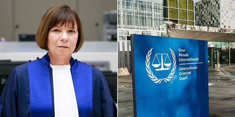 Anand says she has confidence in ICC judge but doesn't mention U.S. sanctions