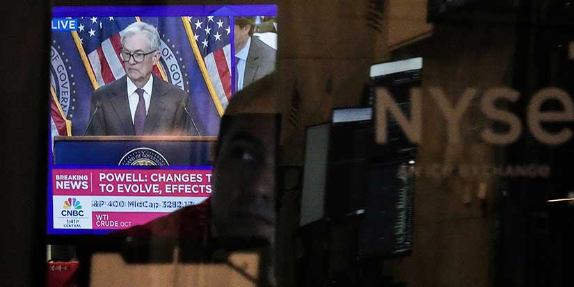 US stocks churn amid uncertainty about how many more cuts to interest rates are coming from the Fed