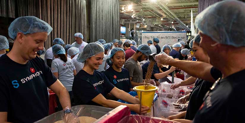 Volunteers prep millions of meals for fellow New Yorkers on 24th anniversary of 9/11