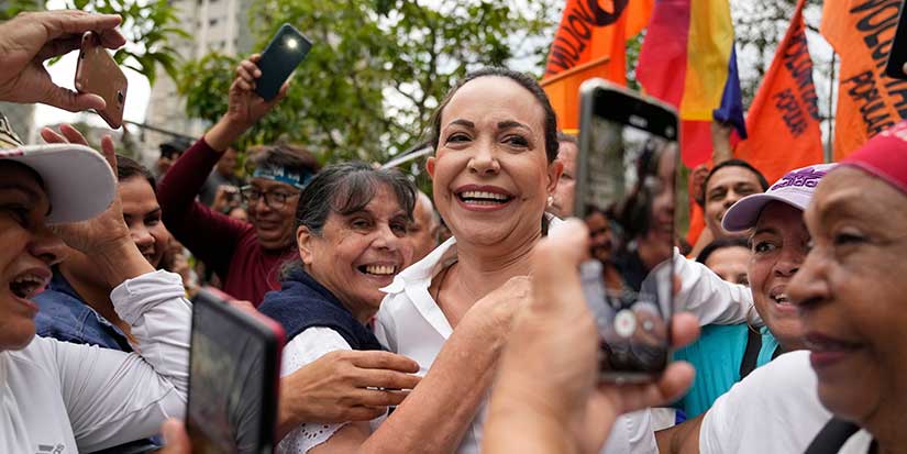 María Corina Machado, a symbol of the political resistance in Venezuela and now Nobel winner