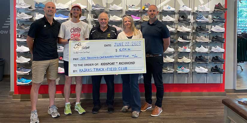 Icebreaker donates over $6,000 to KidSport Richmond